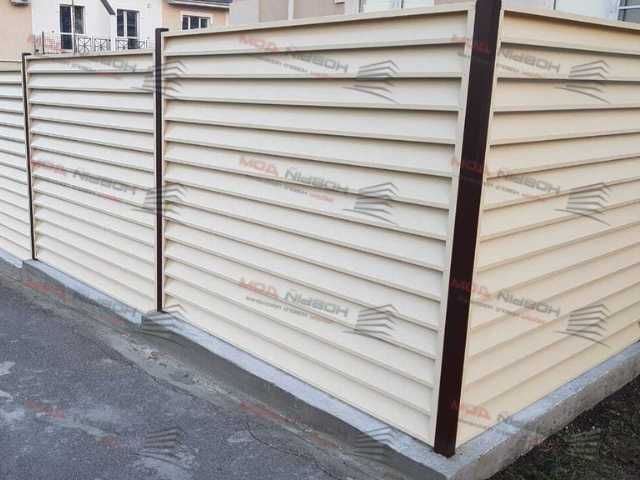 Забор жалюзи еврозабор