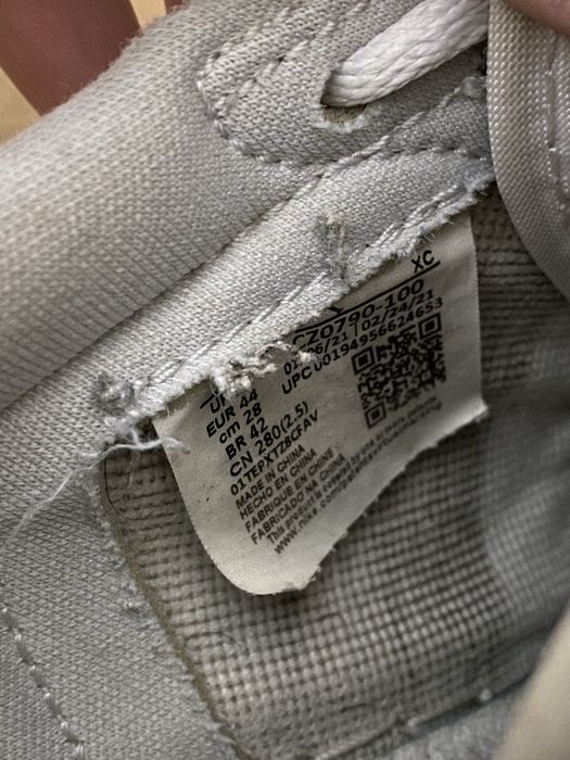 Nike Air albi – mărimea 44, stare bună