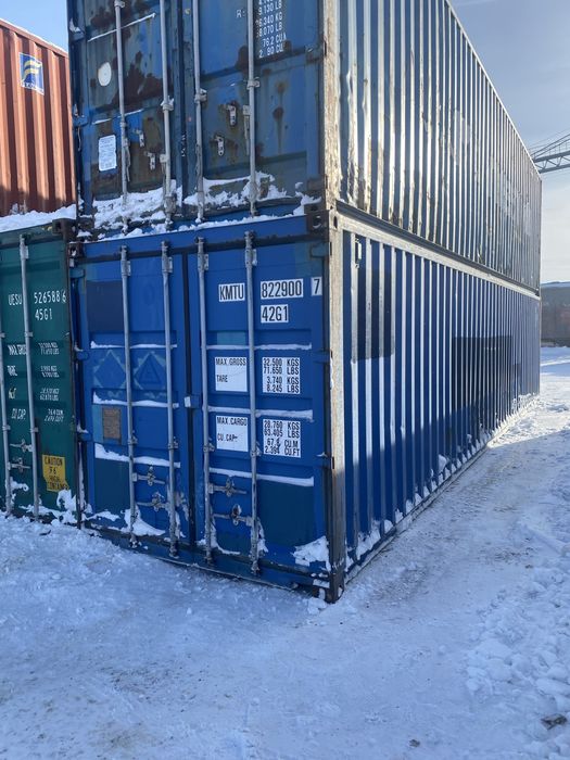 Контейнера 40 футовые ЖД(СТАНДАРТ) 2,6 высотой GP Наличии ПЕТРОПАВЛОВС