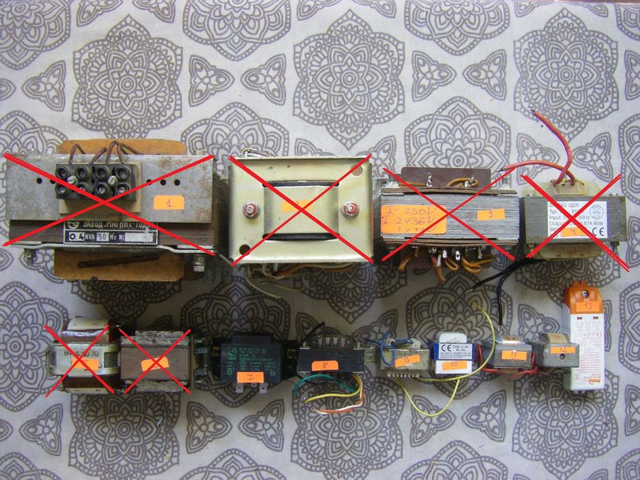 Мрежови, захранващи трансформатори