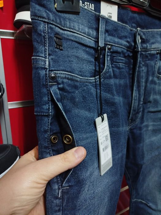 Оригинални дънки G-Star Raw D-Staq W32 W33 W34 W36 нови мъжки 3D Slim