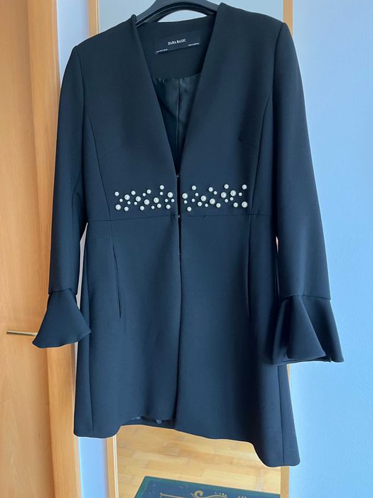 Jachetă neagră elegantă Zara (Mărimea S)