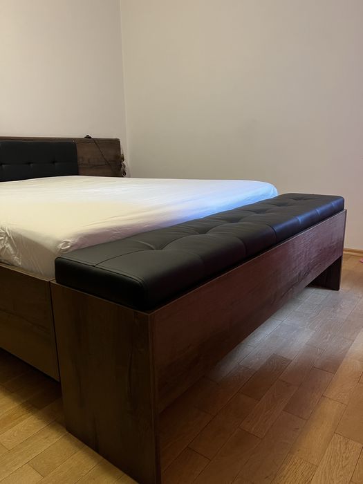 Спалня комплект Aiko с LED осветление + пейка + скрин