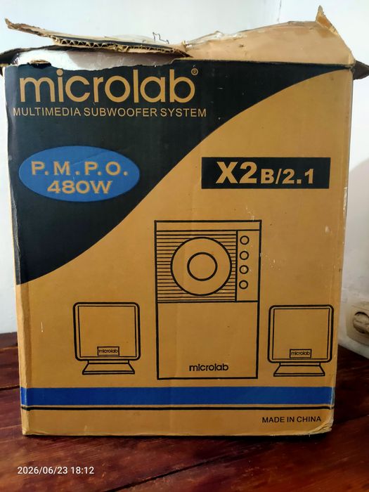2.1 Акустическая система Microlab X-2