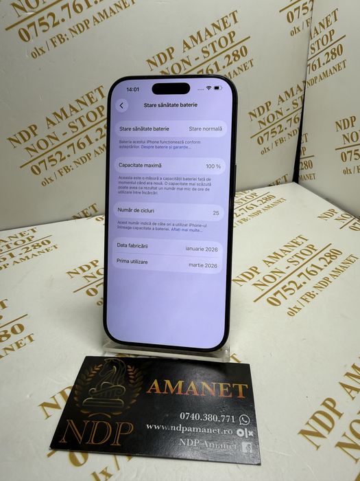 NDP Amanet Braila Iphone 17 256gb (58087)