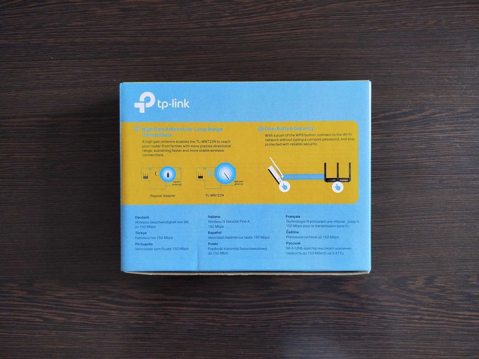 Продаётся Wi-Fi USB-адаптер высокого усиления TP-Link TL-WN722N