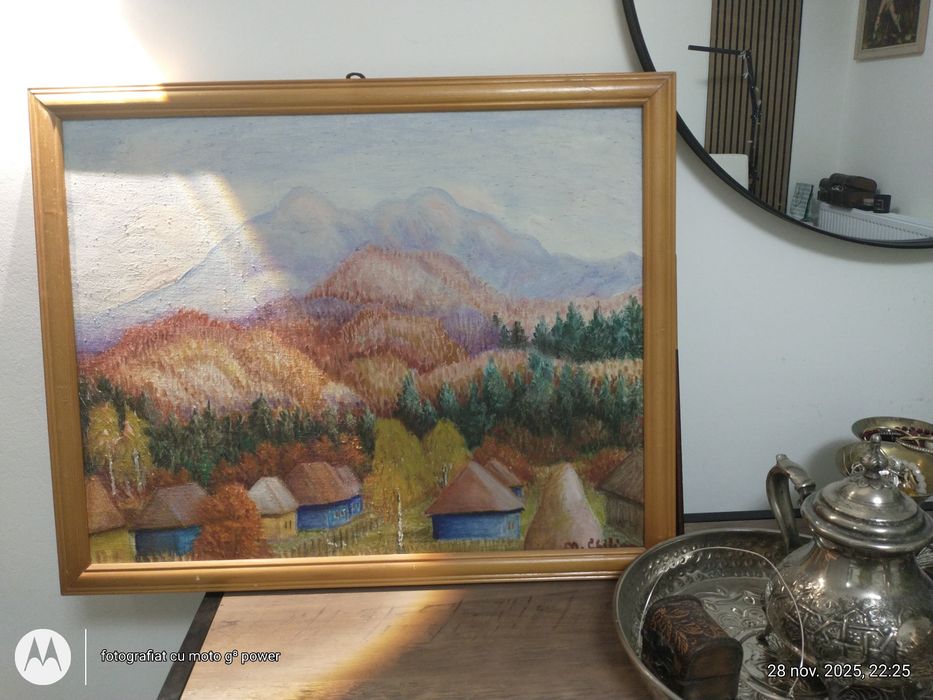Pictura in ulei,tablou original semnat Maria Chilian Baia Mare • OLX.ro