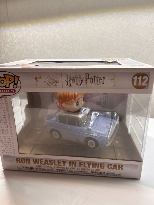 Funko POP, фигурка Рона Уизли с летющей машиной, из Гарри поттера