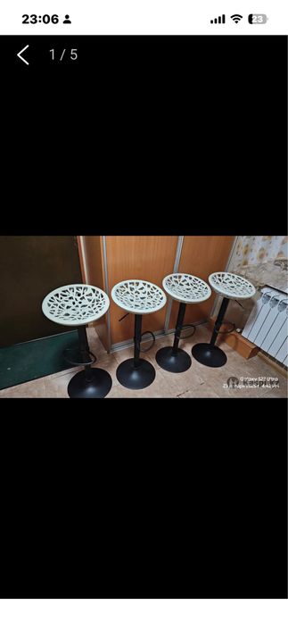 Стулья барные ,использовались для кухни ,