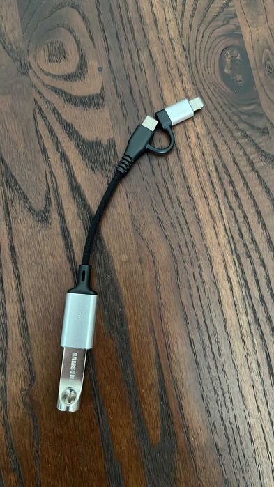 Кабел Преходник Type C/iOS - USB женско OTG Silver