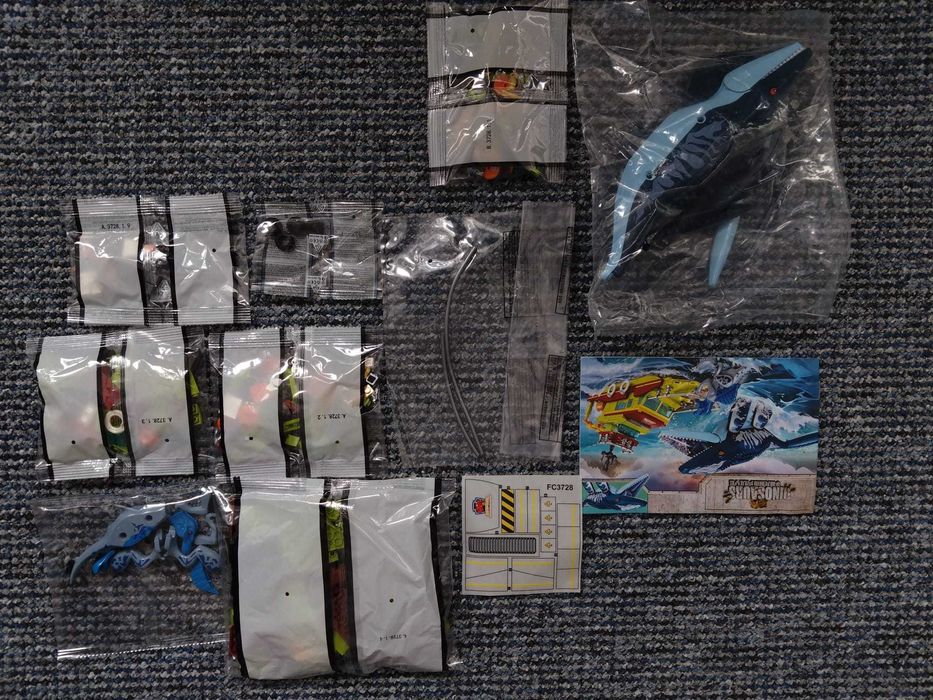 NOU comp. lego Barca Dinozaur Jurassic Mososaur Mosasaurus (nu 76974)