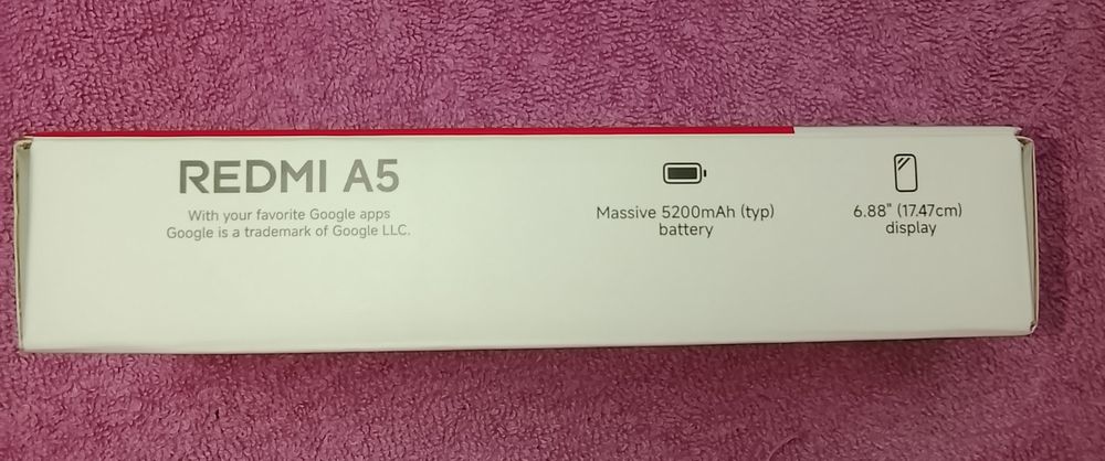 Xiaomi Redmi A5  128GB: RAM 4GB