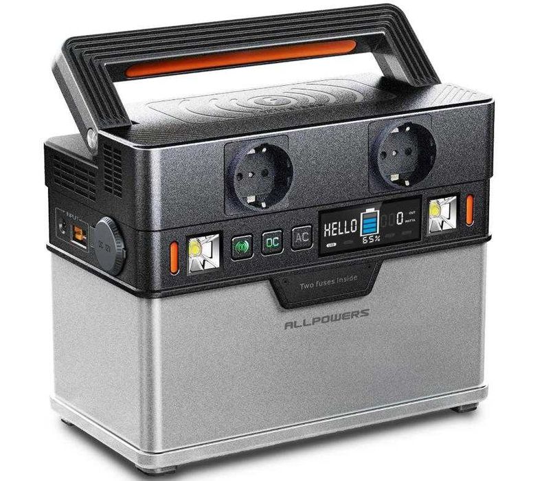 Фотоволтаик Система 288Wh78Ah 300W 220V Соларен Генератор Електростанция Слънчевa Централа Преносима Електроцентрала за Аварийно Захранване на Открито