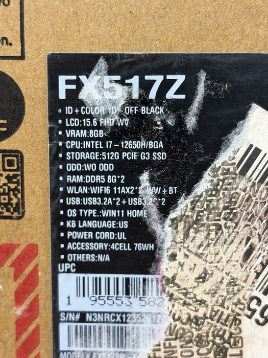 Продам свой геймерский ноутбук ASUS TUF