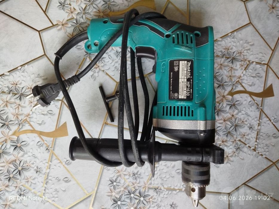 Сетевая Ударная Дрель Makita HP1630