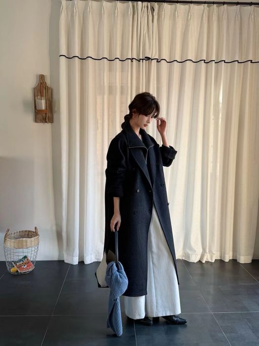 Шерстянное пальто