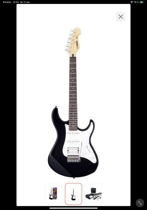 Электрогитара Yamaha EG112GPII Black