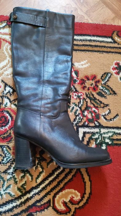 Сапоги кожанные. Европейка