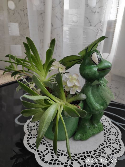 Горшочек уточка декоративный