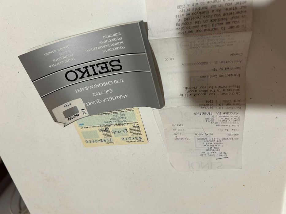 Seiko 7T92-0EC0 Хронограф