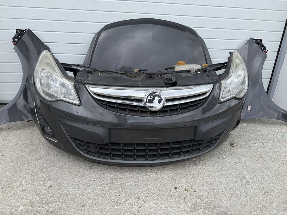 Fata completa Opel Corsa D facelift capota bara fata far trager aripa