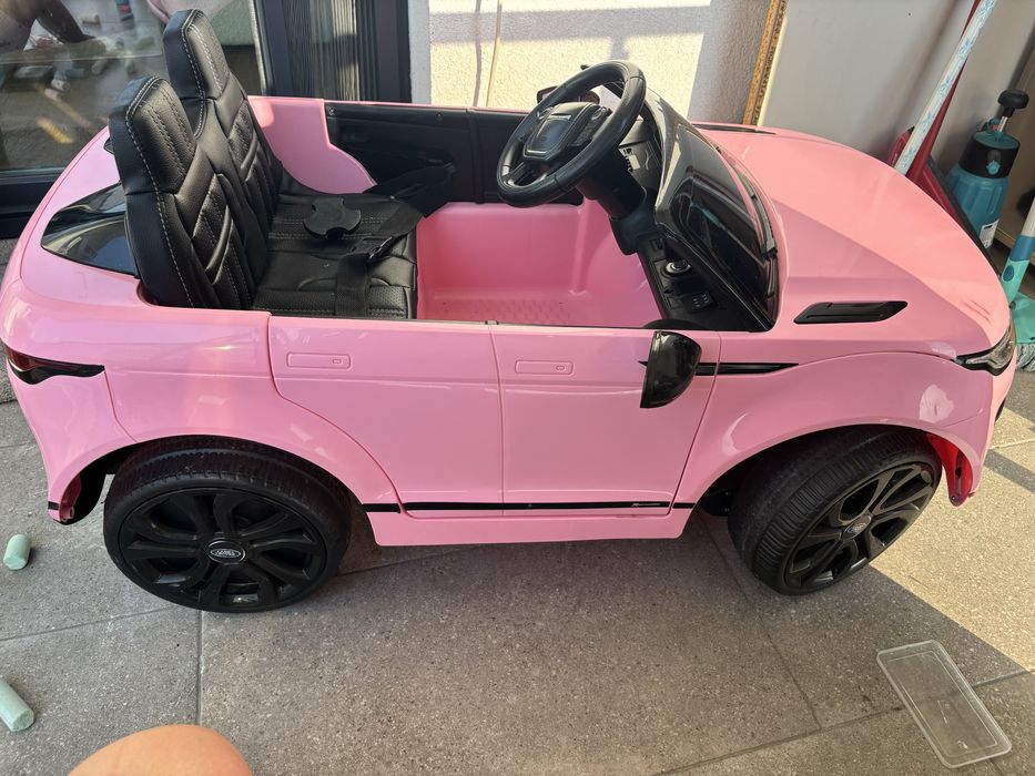 Mașinuță electrică Range Rover 4x4, 4 motoare, telecomandă, roți EVA, scaun piele