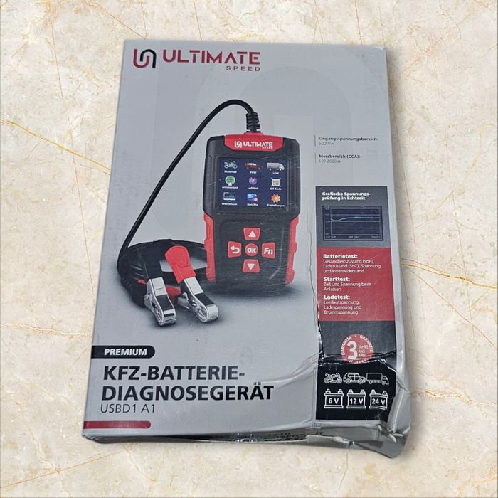 Tester baterie auto/ dispozitiv diagnosticare baterie Ultimate Speed