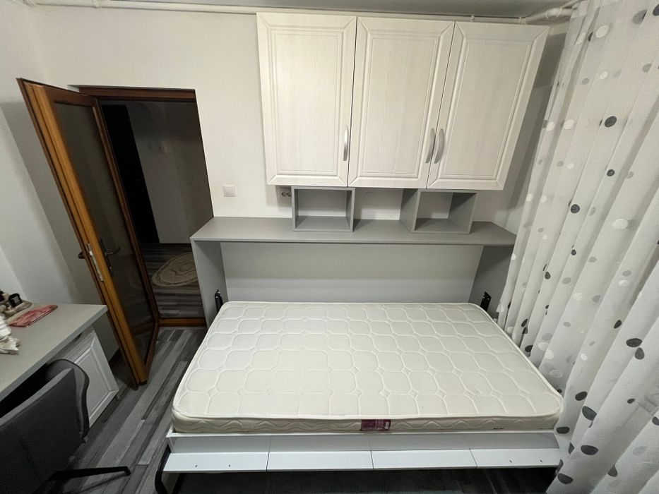 Pat rabatabil și corp suspendat