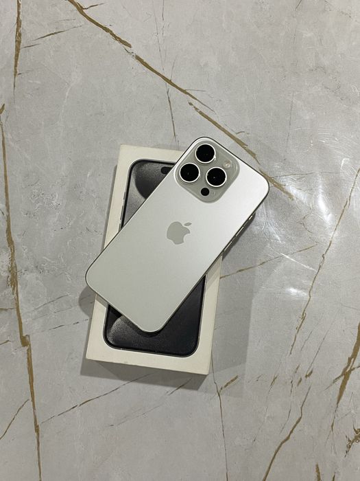 iPhone 15 Pro  White Titanuim 128gb Айфон 15 про белый 128гб