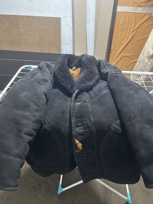 Мужской полушубок из натуральной овчины