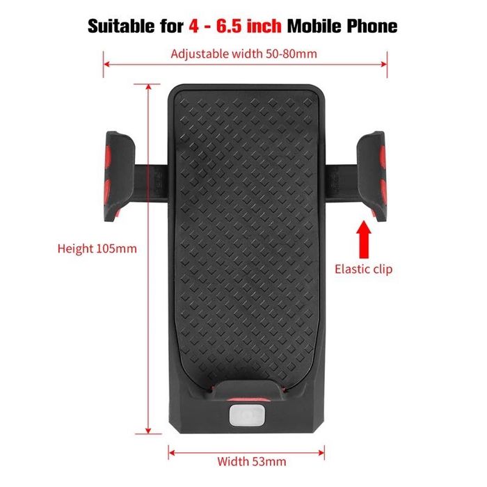 3в1 LED Фар и стойка за телефон мотор скутер колело тротинетка клаксон