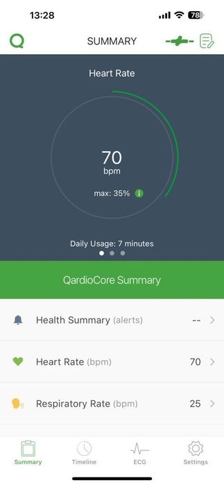 Qardio Core monitorizare cardio