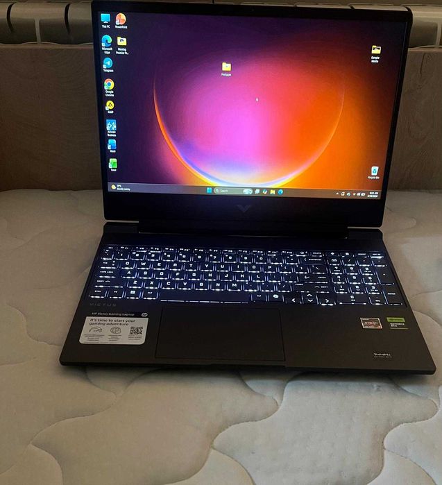 Hp Victus Gamin Laptop 15.6 / Ryzen 7 / Rtx 4050 6Gb