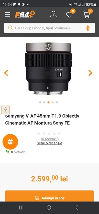 Samyang V-AF 45mm T1.9 45mm, F1.4 50mm , f1.4 21mm