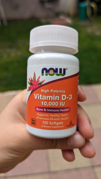 Vitamina D3, NOW