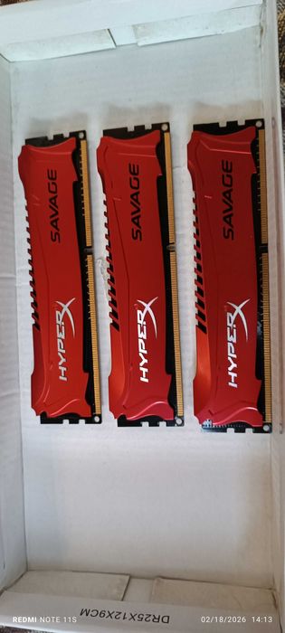 HyperX Savage 3 X 4 Gb