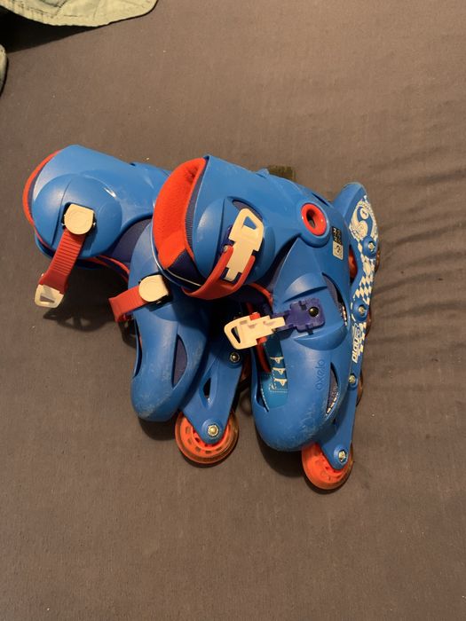 Role copii Oxelo, marimea 32-34 + casca cadou