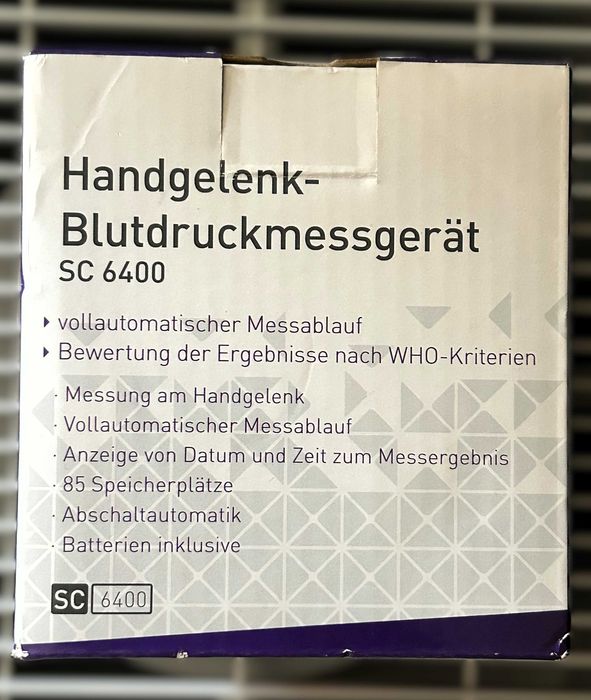 Tensiometru digital Scala SC6400 pentru incheietura mainii