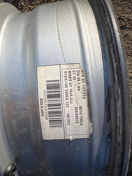 Диски тойота оригинал