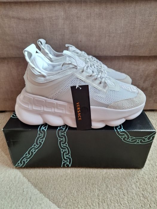 Papuci Versace Chain Reaction Albi 42