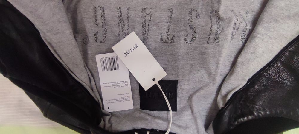 Яке -Mustang-естествена кожа