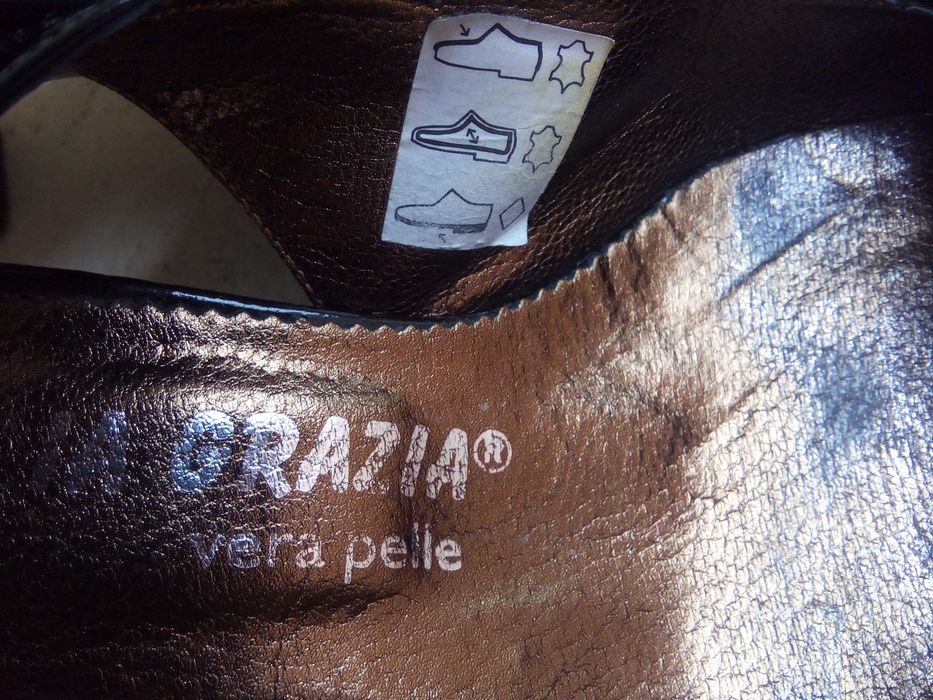 Pantofi/sandale piele măr.35