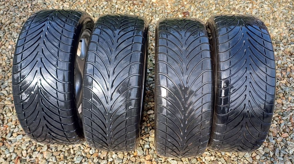 Set 4 jante originale Seat 15"cu anvelope vara  Goodrich  205/50 R 15