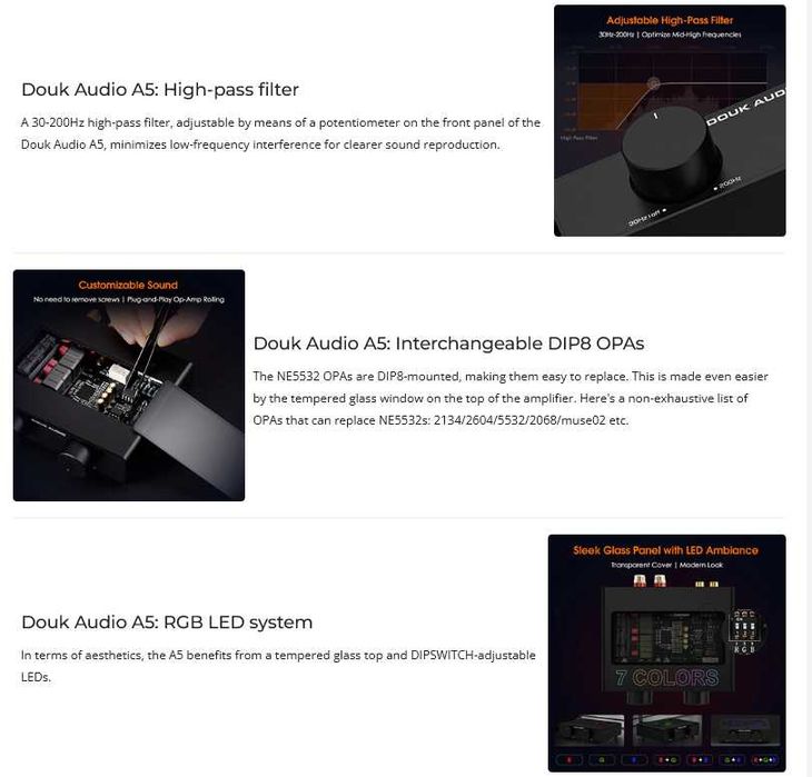 vand Amplificator audio Clasa D Douk Audio A5 - max 2 ore de functionare