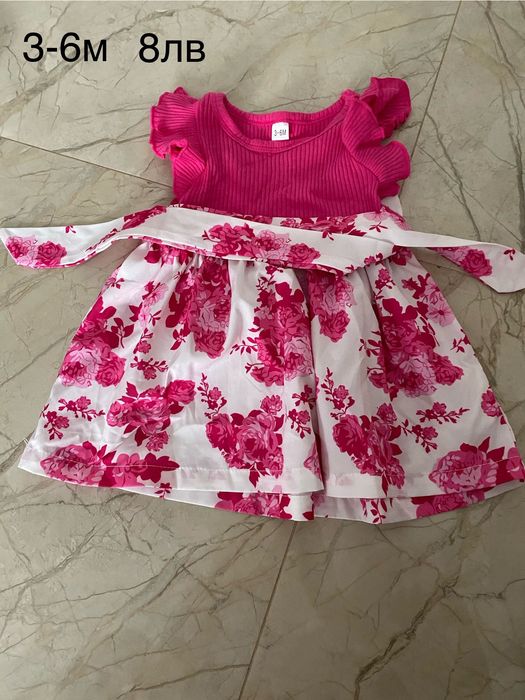 Бебешки дрехи облечени само за фото сесия има и чисто нови