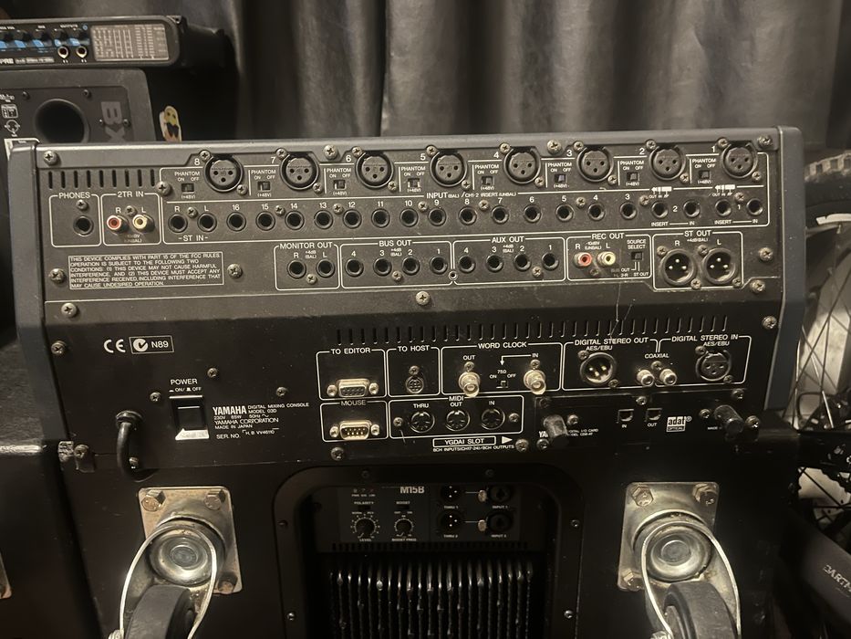 Mixer audio Digital Yamaha 03D + soundcard ADAT optical