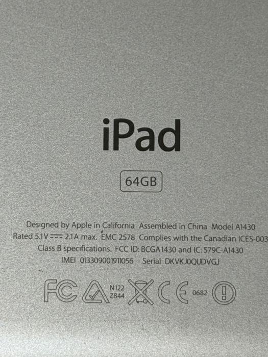 Ipad 3 , LTE- 4G,  64GB черен