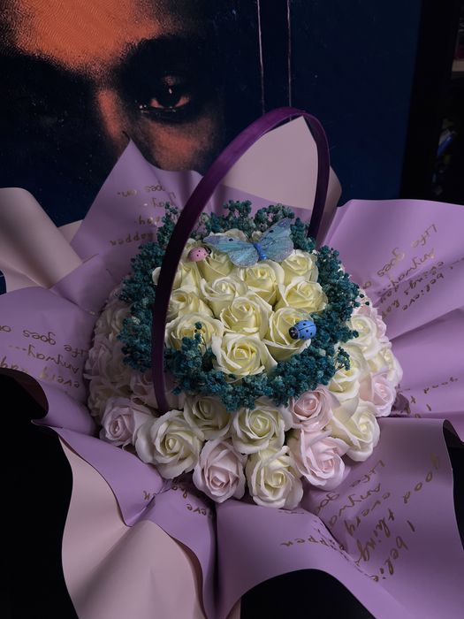 Aranjamente si buchete flori sapun