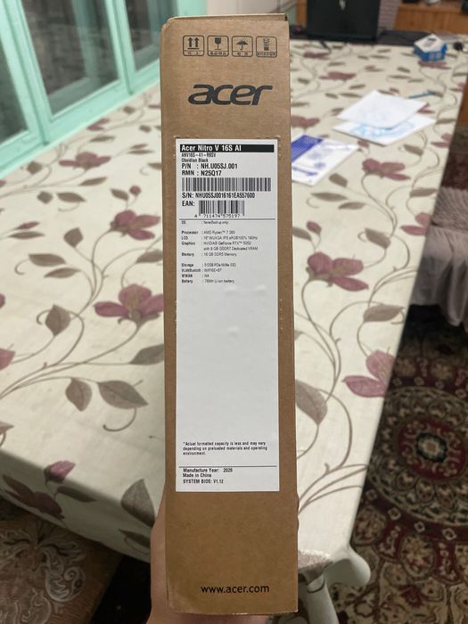 acer nitro v16 s 500gb rtx 5050
