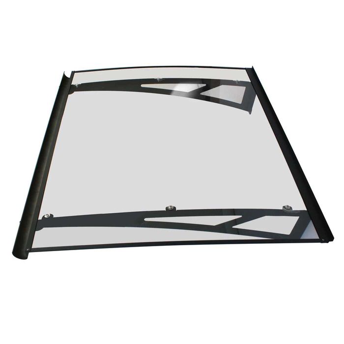 Copertină NEO PRO Otel+ALU+Plexiglas de ușă 120x100-150x100cm